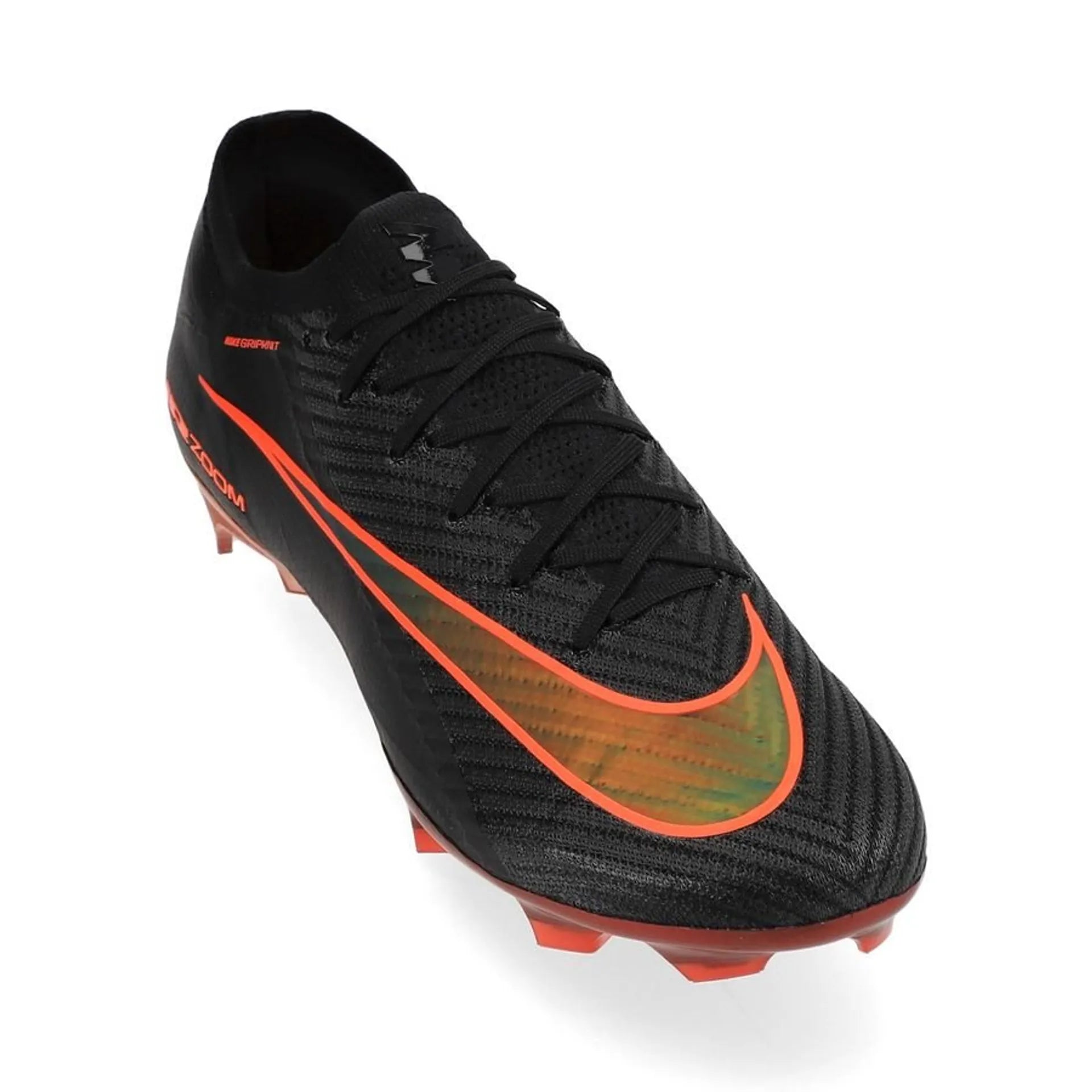Nike Air Zoom Mercurial Vapor 16 Elite FG Heat Up - Zwart/Oranje
