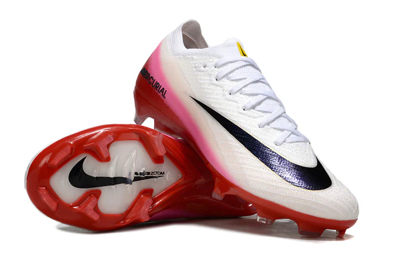 Nike Air Zoom Mercurial Vapor 16 Pro FG Fear Nothing - Wit/Rood/Donkere obsidiaan