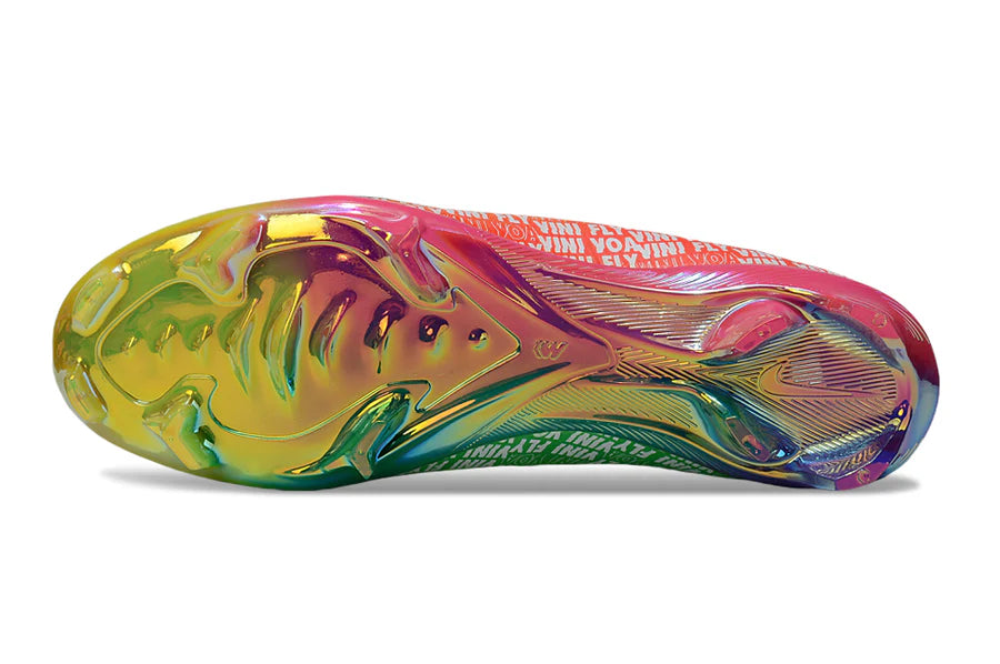 Nike Air Zoom Mercurial Vapor 16 Elite FG Vini Jr. Personal Edition - Zwart/Geel/Groen/Zwart