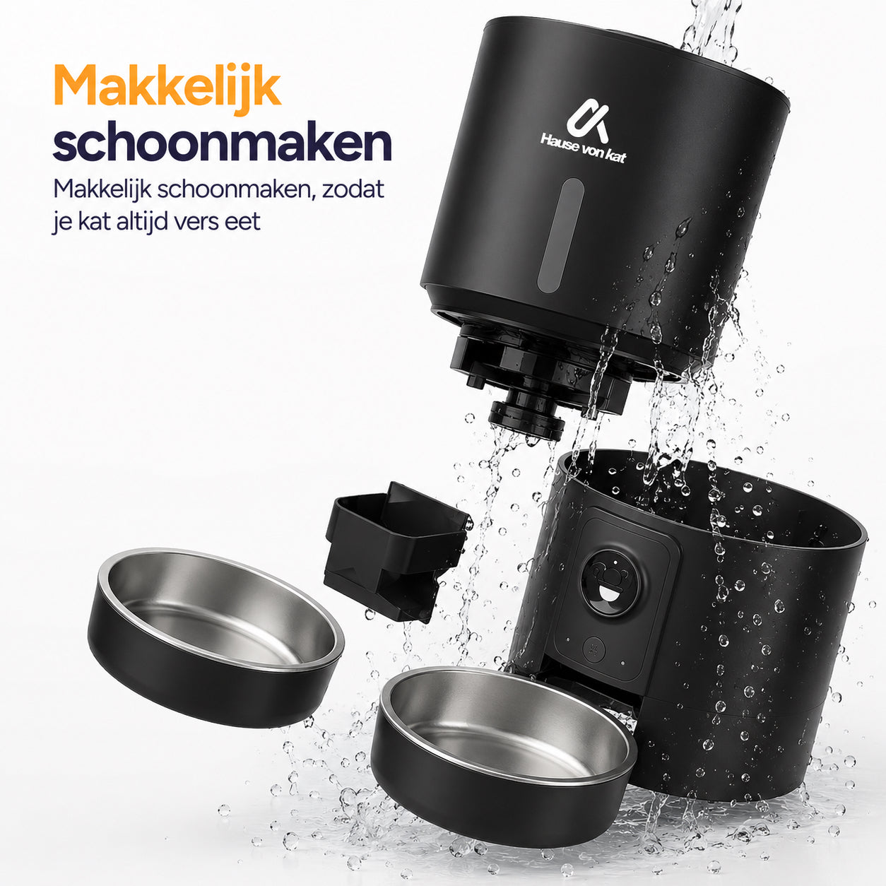Dubbele Voerautomaat Pro Met Camera Voor Katten