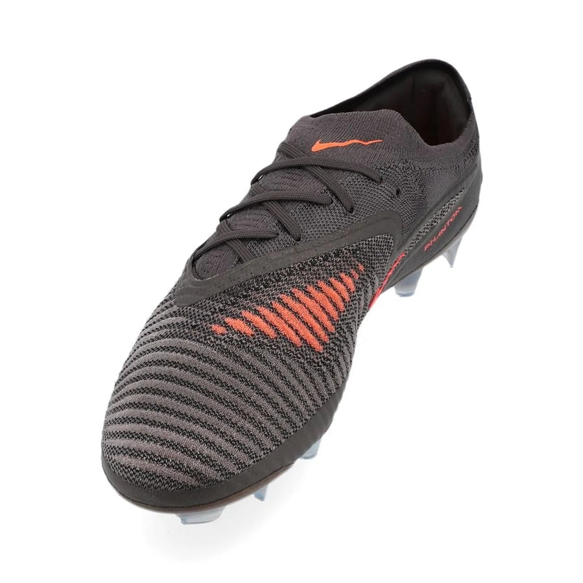 Nike Phantom 6 Elite Low Cut FG Heat Up - Grijs/Gold Amber/Zwart