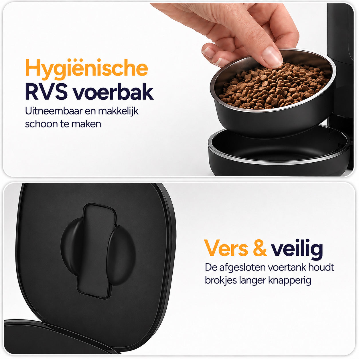 Dubbele Voerautomaat Pro Met Camera Voor Katten