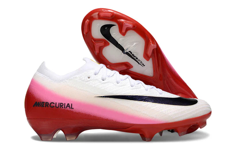 Nike Air Zoom Mercurial Vapor 16 Pro FG Fear Nothing - Wit/Rood/Donkere obsidiaan