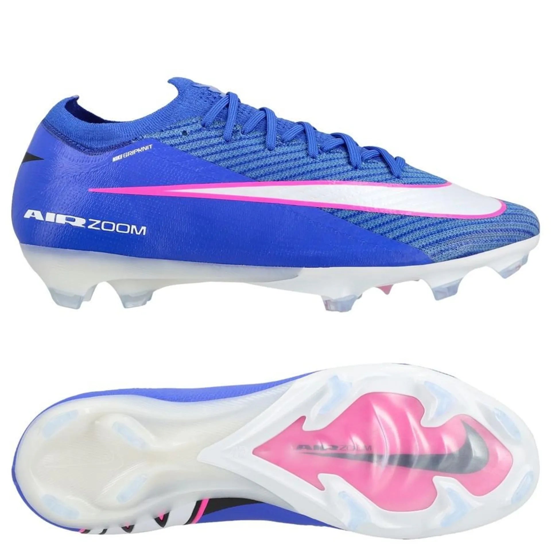 Nike Air Zoom Mercurial Vapor 16 Elite FG Attack - Racer Blue/Wit