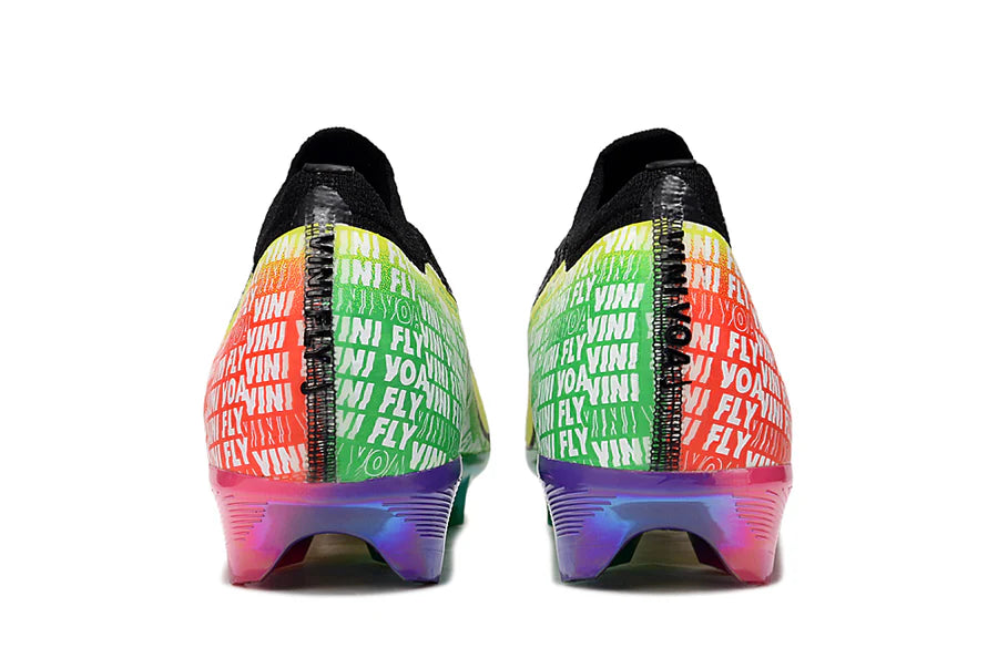 Nike Air Zoom Mercurial Vapor 16 Elite FG Vini Jr. Personal Edition - Zwart/Geel/Groen/Zwart