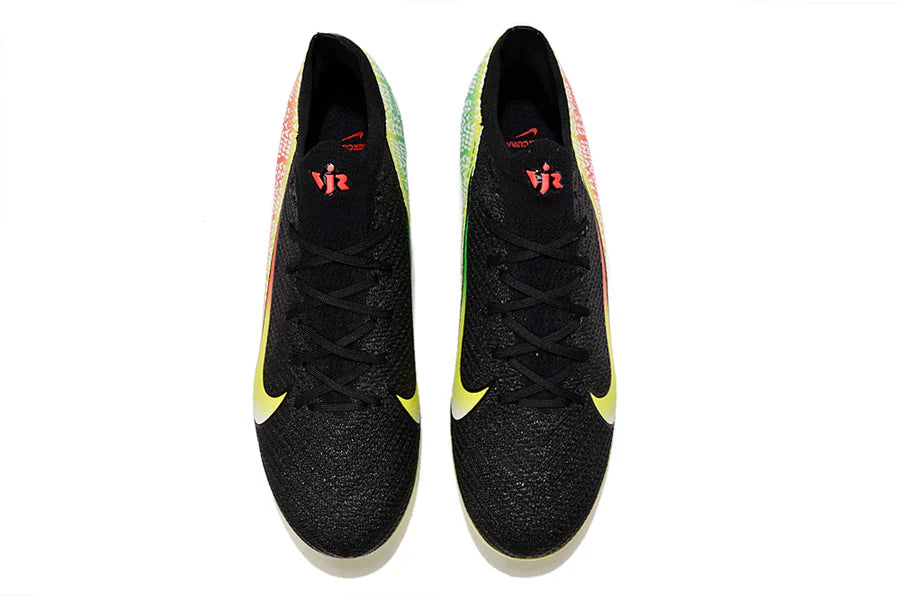 Nike Air Zoom Mercurial Vapor 16 Elite FG Vini Jr. Personal Edition - Zwart/Geel/Groen/Zwart