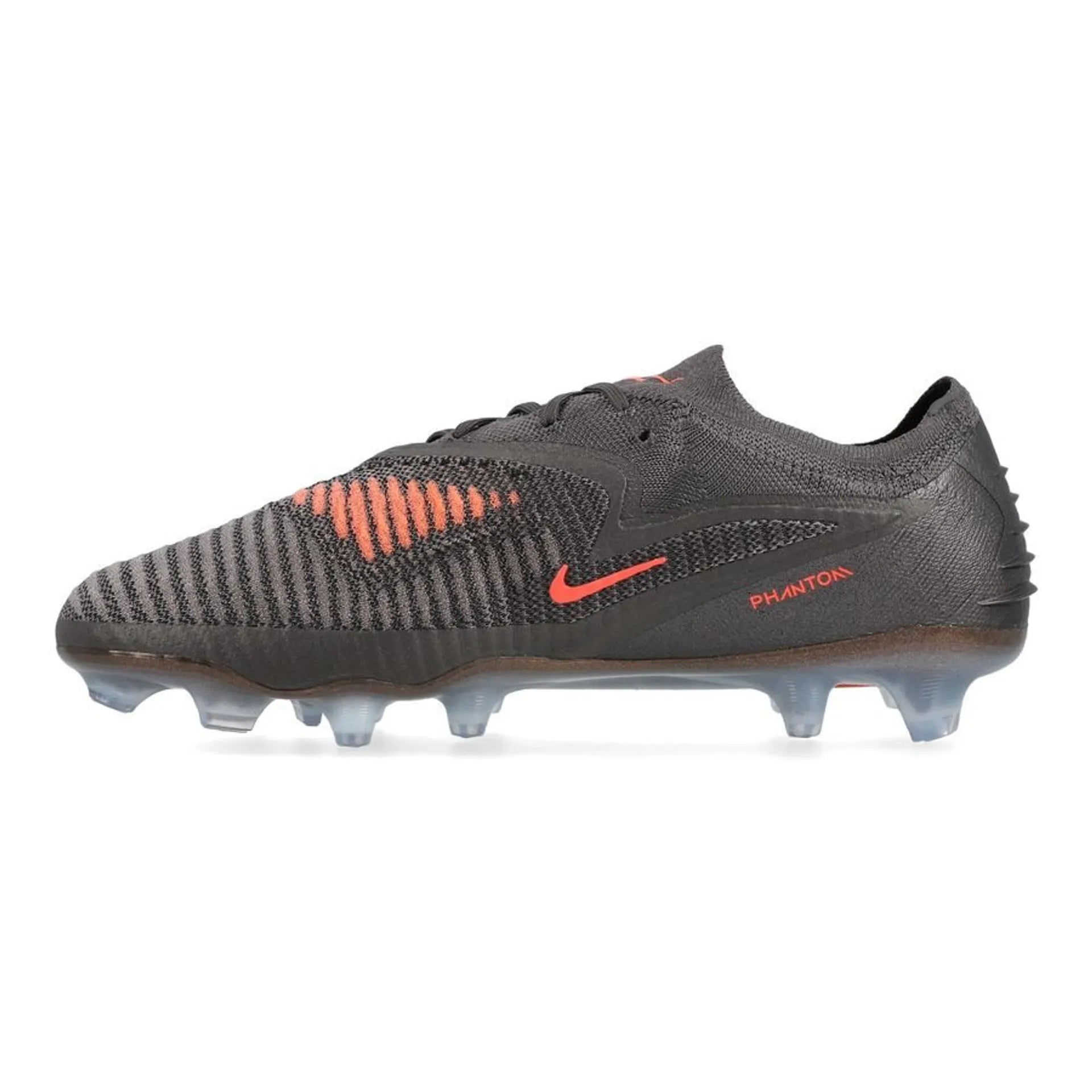 Nike Phantom 6 Elite Low Cut FG Heat Up - Grijs/Gold Amber/Zwart